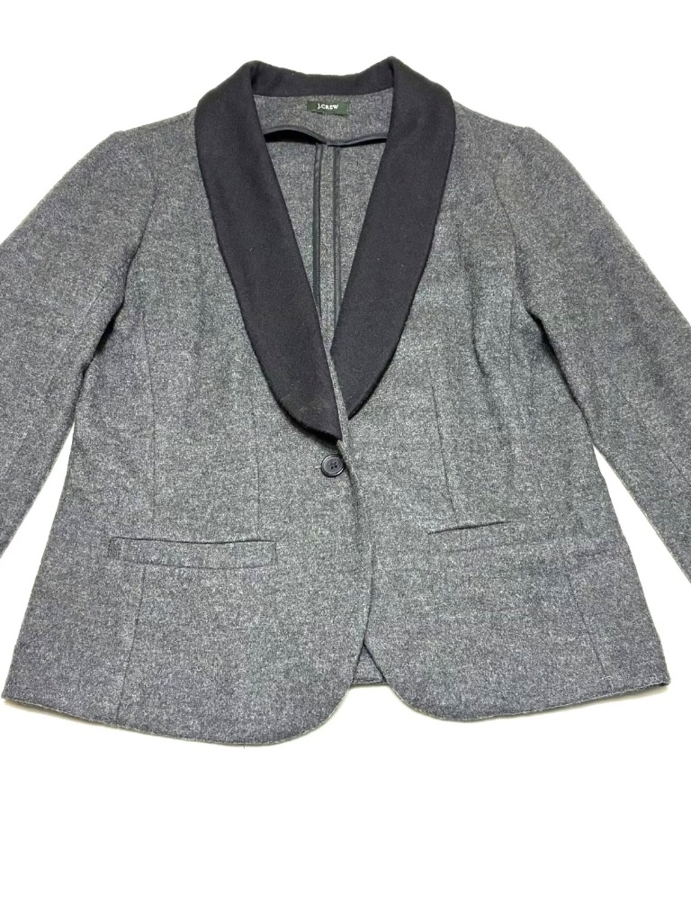 J Crew Soft Wool Tuxedo Blazer in Size 6